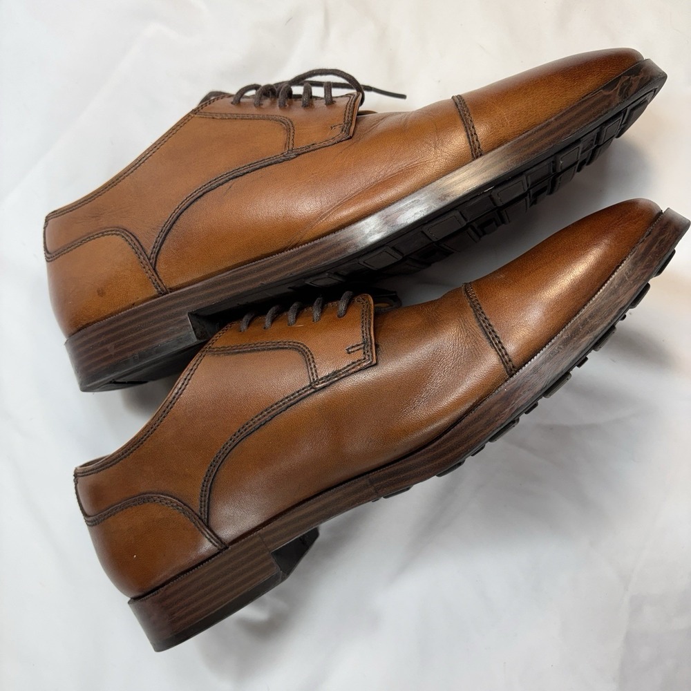 J. Murphy by Johnston & Murphy Novick Cap-Toe Derby | Cognac Leather | 8M - Picture 7 of 9